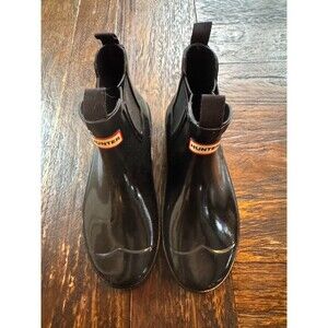 Women HUNTER CHELSEA ONE TAB Rubber Boots Hunter Original Rain Boots NEW